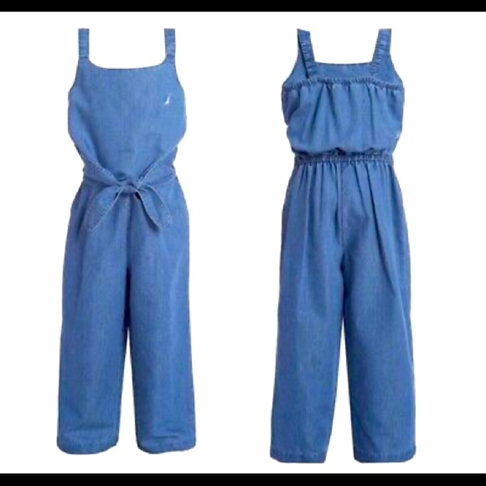 Adorable EUC Nautica Girl’s Denim Jumpsuit | Girl’s 12-14. Back to school!